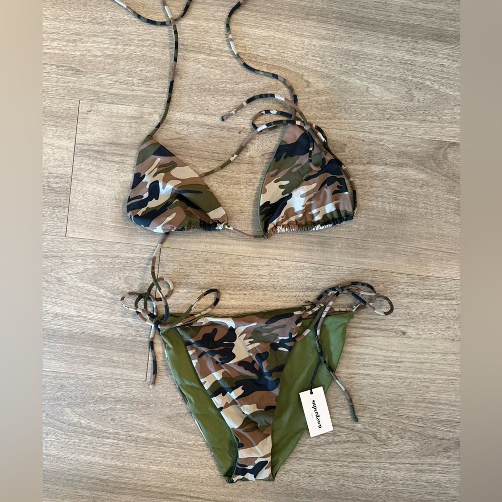 superdown Camouflage Bikini Set